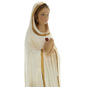 Our Lady of Rosa Mistica statue in plaster, 20 cm