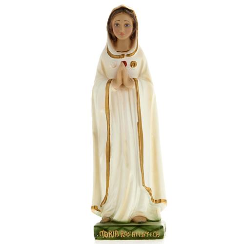 Our Lady of Rosa Mistica statue in plaster, 20 cm 1