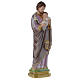 Gips perlmuttfarben Heiliger Joseph mit Jesuskind 40 cm s3