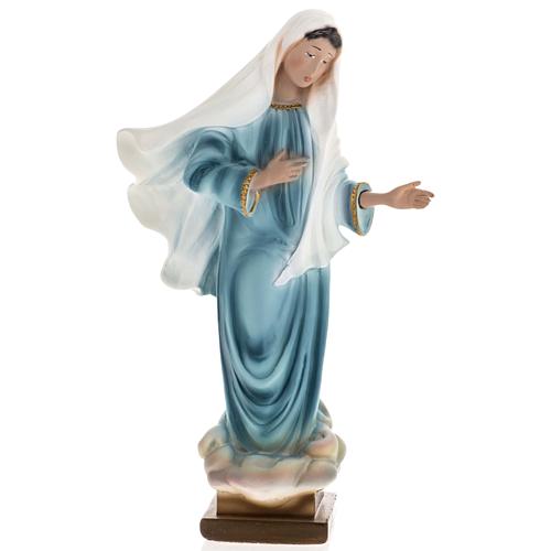 Estatua Nuestra Señora de Medugorje 25 cm. yeso 1