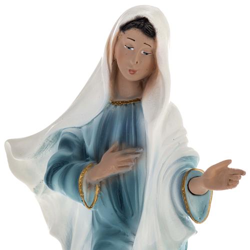 Estatua Nuestra Señora de Medugorje 25 cm. yeso 2