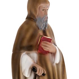 Saint Anthony The Abbot statue in plaster, 25 cm