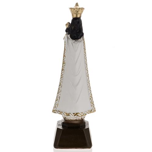 Schwarze Madonna von Loreto 25 cm Gips perlmuttfarben 4