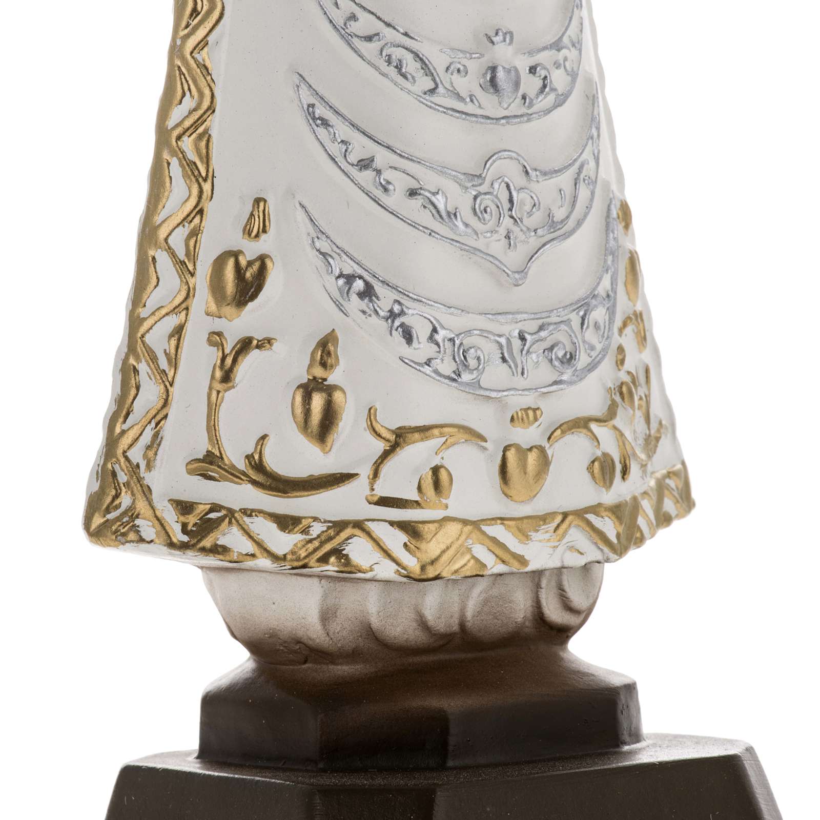 Statua Madonna Di Loreto In Gesso Madreperlato – 30 Cm, Dipinta A Mano, Artigianato Italiano Ferrari & Arrighetti