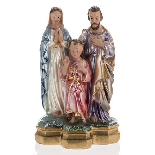 Holy Family statue in plaster, 25 cm 1