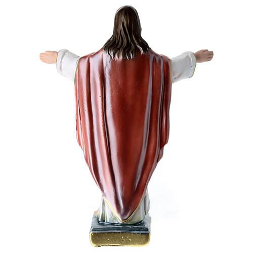 Figurka Święte Serce Jezusa z Montmartre 20 cm, gips wyk. masa perłowa 4