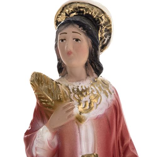 Saints Cosmas and Damian statue in plaster, 20 cm 2