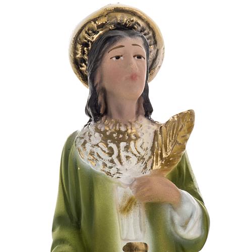 Saints Cosmas and Damian statue in plaster, 20 cm 3