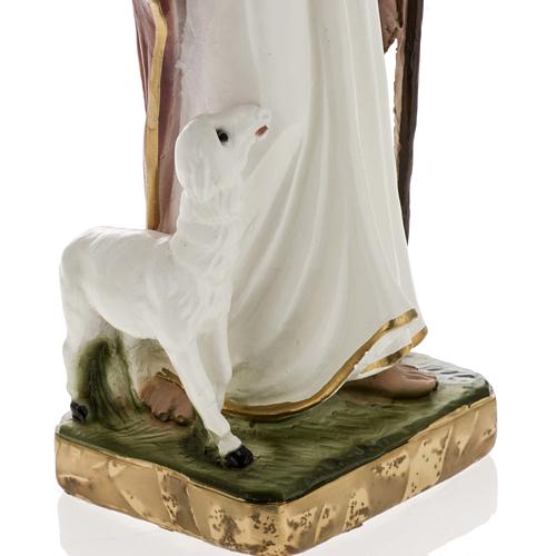 Statue Jésus le bon Berger plâtre 30 cm 4