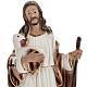Statua Gesù Buon Pastore 30 cm gesso s2