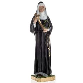 Saint Rita Statue in plaster, 60 cm