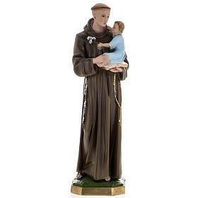 Saint Anthony of Padua statue in plaster, 60 cm