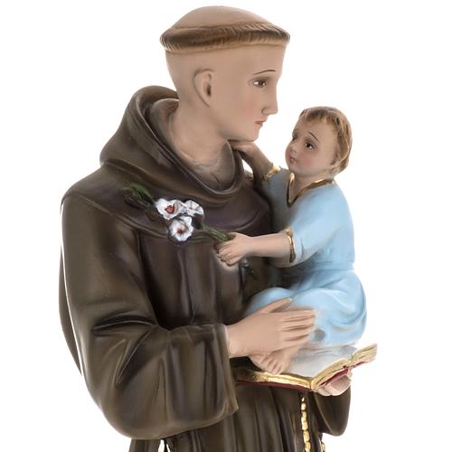 Saint Anthony of Padua statue in plaster, 60 cm 2