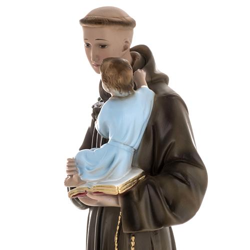 Statue Saint Antoine et enfant plâtre 60 cm 4