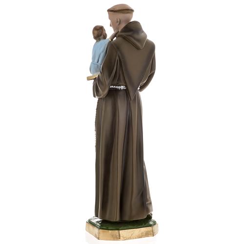 Statue Saint Antoine et enfant plâtre 60 cm 5