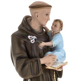 Saint Anthony of Padua statue in plaster, 60 cm