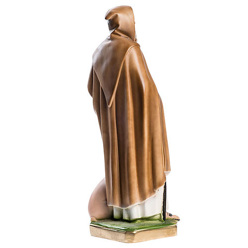 Statua Sant'Antonio Abate 40 cm gesso madreperlato 4