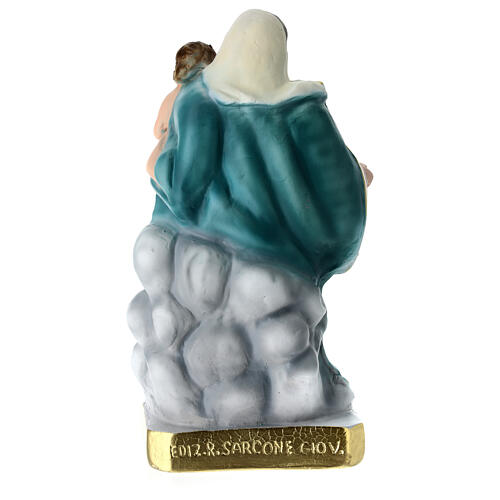 Our Lady of Snows statue in plaster, 30 cm 4