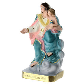Statua Madonna della Neve gesso 30 cm