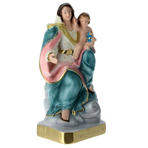 Statua Madonna della Neve gesso 30 cm 3