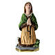 Saint Bernadette statue in plaster, 30 cm s1