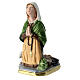 Saint Bernadette statue in plaster, 30 cm s2