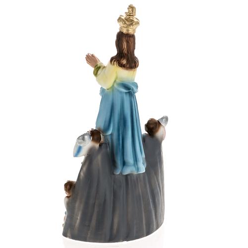 Our Lady of The Angels statue in plaster, 30 cm 7