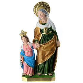 Saint Anne of Caserta statue in plaster, 30 cm