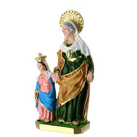 Saint Anne of Caserta statue in plaster, 30 cm