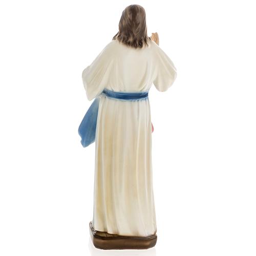 Estatua Jesús de la Misericordia 30 cm. yeso nacarado 5