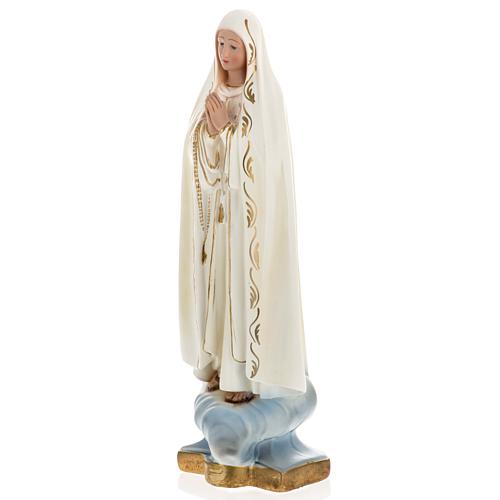 Estatua Virgen de Fátima 40 cm. yeso 3