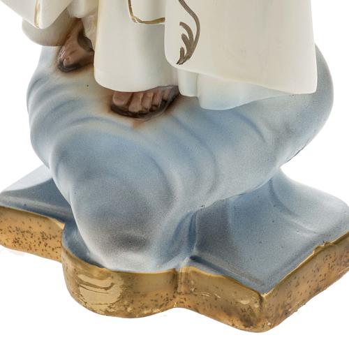 Estatua Virgen de Fátima 40 cm. yeso 4