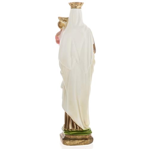 Our Lady of Carmel statue in plaster, 40 cm 5