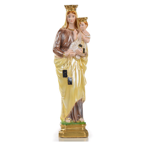 Our Lady of Carmel statue in plaster, 40 cm 6