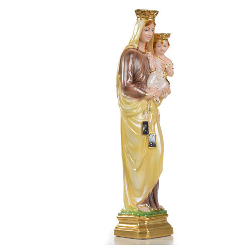 Estatua Virgen del Carmen 40 cm. yeso 7