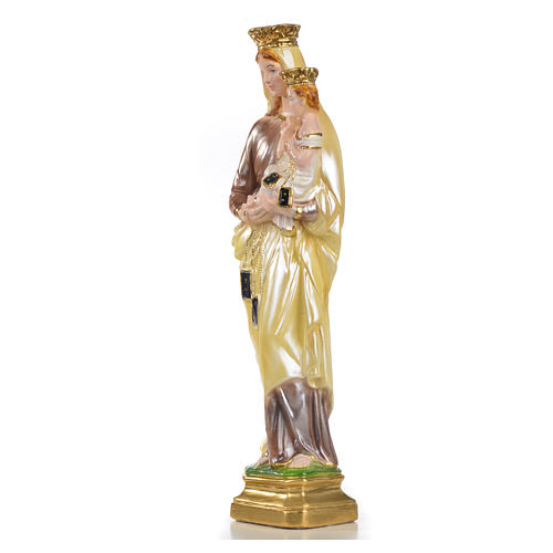Estatua Virgen del Carmen 40 cm. yeso 8