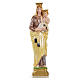 Estatua Virgen del Carmen 40 cm. yeso s6
