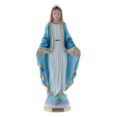 Our Lady of The Miracles, pearlized plaster statue, 40 cm 1