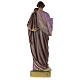 Statua San Giuseppe con bambino 50 cm gesso madreperlato s5