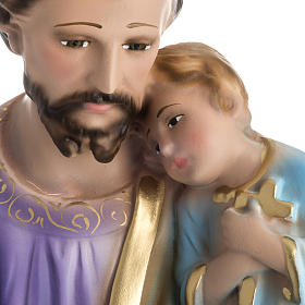 Saint Joseph with Child statue in plaster, 50 cm