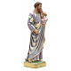 Statua San Giuseppe con bambino 50 cm gesso s11