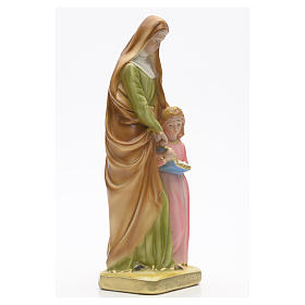 Estatua yeso Santa Ana con niña 30cm