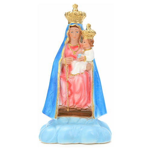 Our Lady of Novi Velia statue in plaster, 30 cm 1