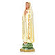 Our Lady of Fatima statue in plaster and pearlized colors, 30 c s3