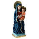Our Lady of Montenero statue in plaster, 20 cm s3