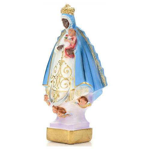 Black Virgin of Regla statue in plaster, 30 cm 2