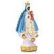 Black Virgin of Regla statue in plaster, 30 cm s3