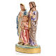 Sainte Famille plâtre perlé 16 cm s2