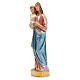 Virgen con Niño Jesús 25 cm yeso nacarado s2