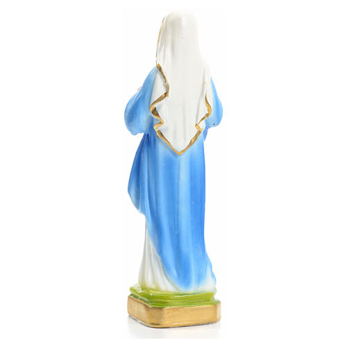 Sacred Heart of Mary statue in plaster 16cm 3